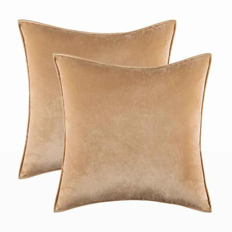 Bela Velvet Cushion Cover | Soft Fabric, Hidden Zipper