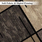 Bela Geometric Area Rug | Modern Non-Slip, Washable Design