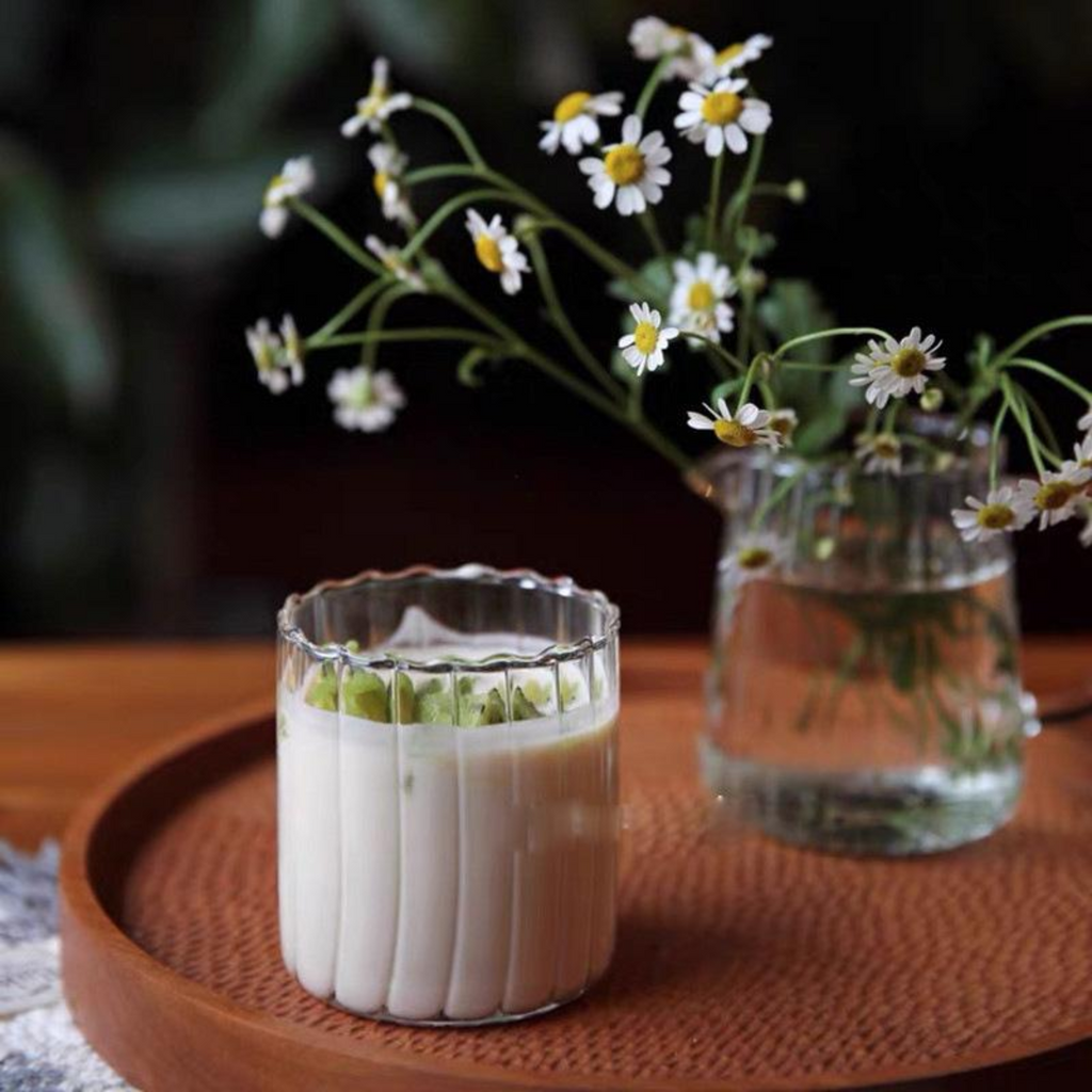 Bello Vertical Chic Glasses Set | Borosilicate, 180ml Capacity