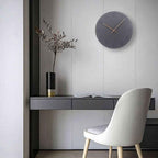 Bela Wall Clock | Silent Sweep Mechanism, Walnut Hands