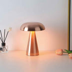 Aurora – Rose Gold Modern Rechargeable LED Table Lamp