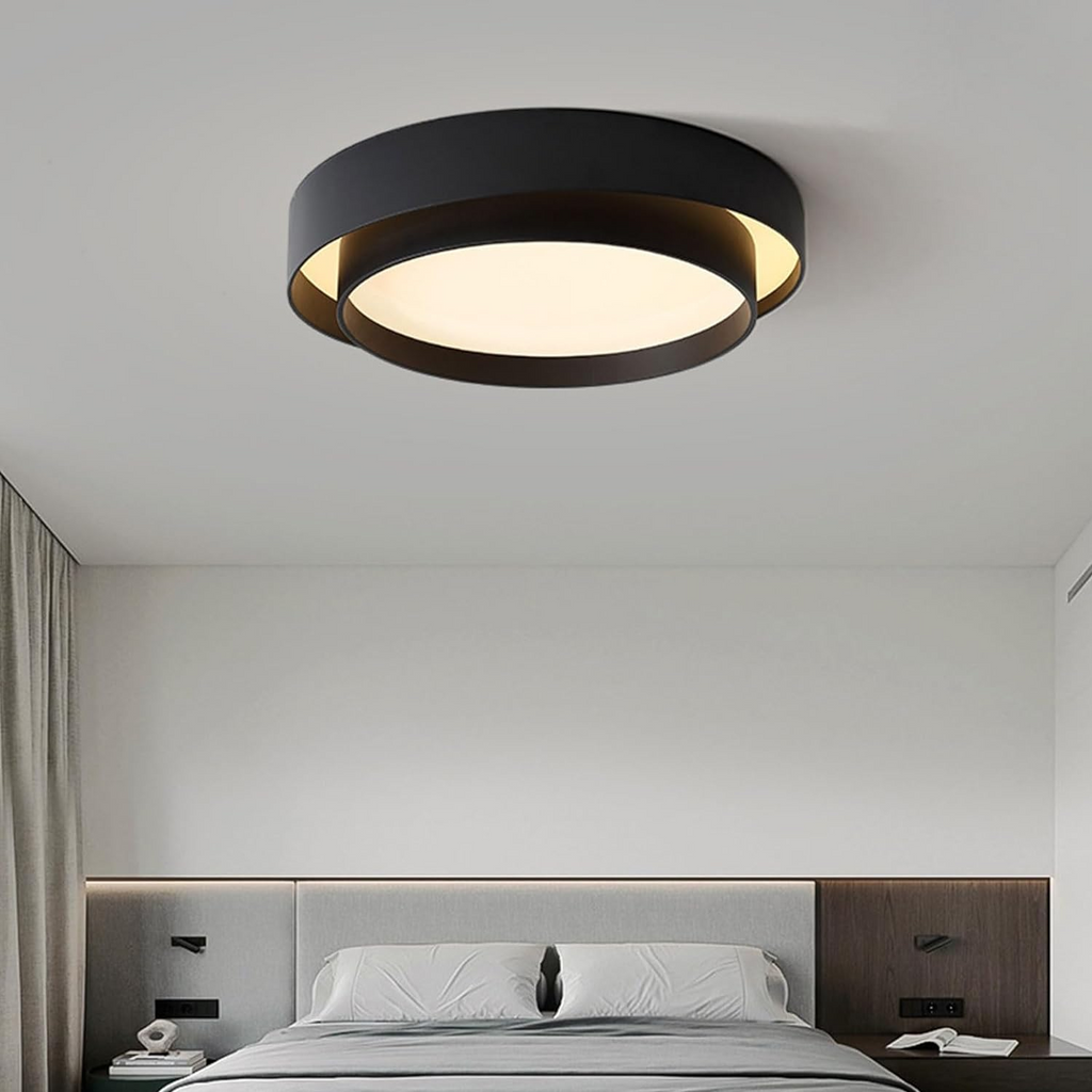 Nora LED Ceiling Light | Minimalist Iron Design, Soft Ambient Glow
