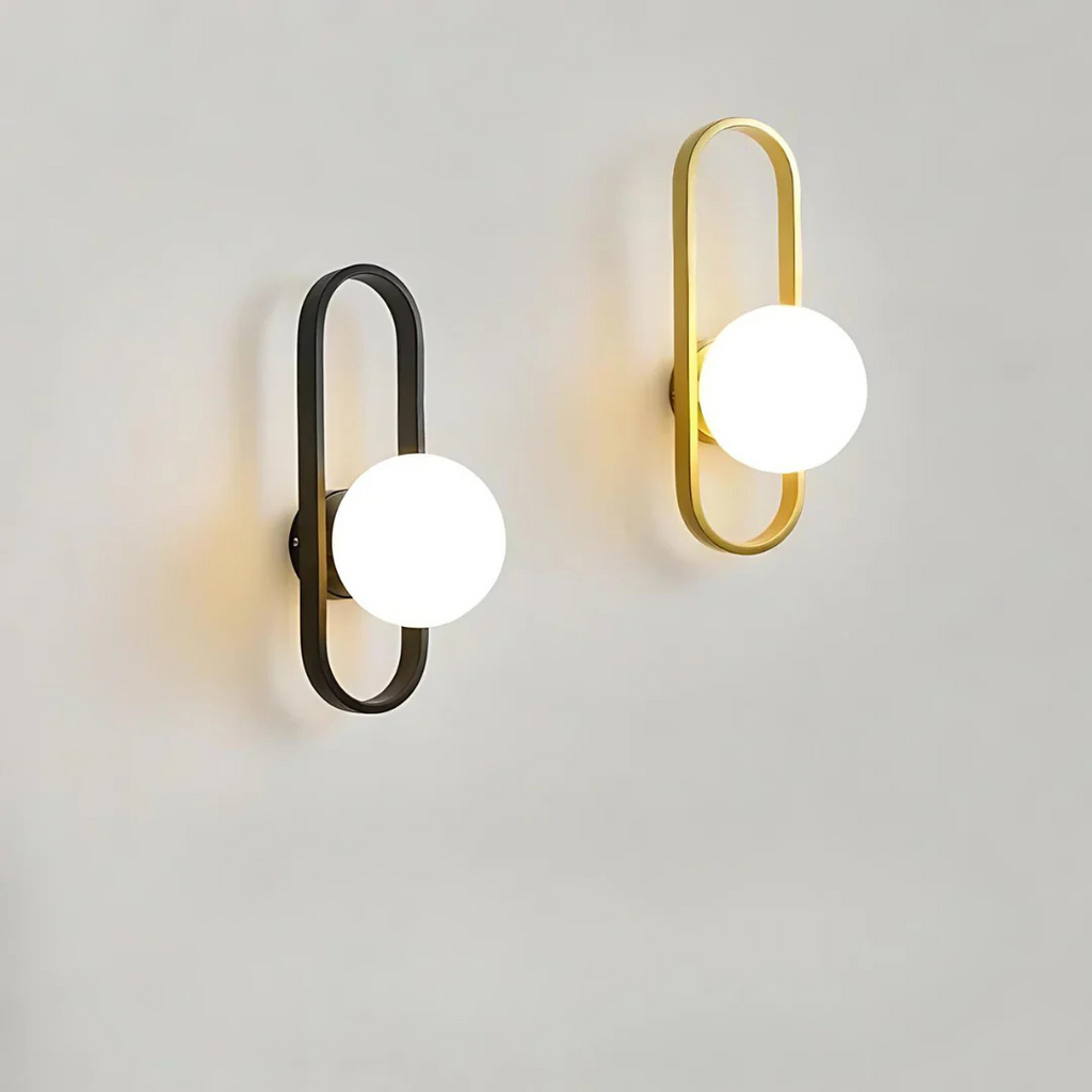 Bela Wandlamp | Glas & Metaal, Zachte Lichtverspreiding