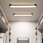 Scandinavian Minimalist Long LED Flush Mount Ceiling Fixture