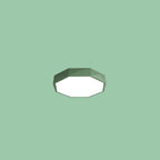 Nordic Macaron Diamond-Shaped Acrylic LED Flush Mount Ceiling Light