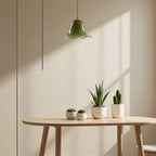 Virendéa - Retro Green Glass Pendant Lamp