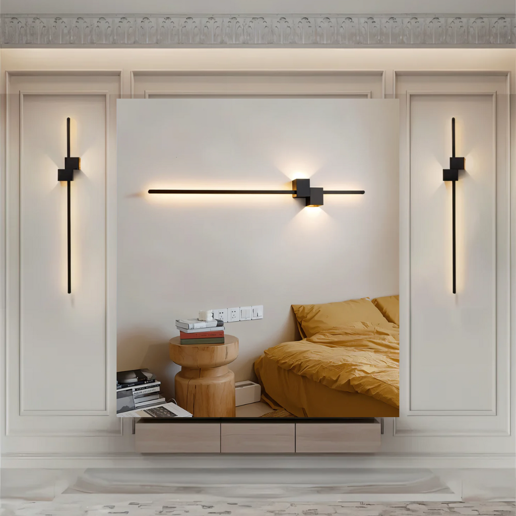 Luxe LED Wall Light | Modern Aluminium Design, Warm White Glow