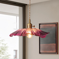 Myloq - Vintage Lotus Glass Hanging Lamp