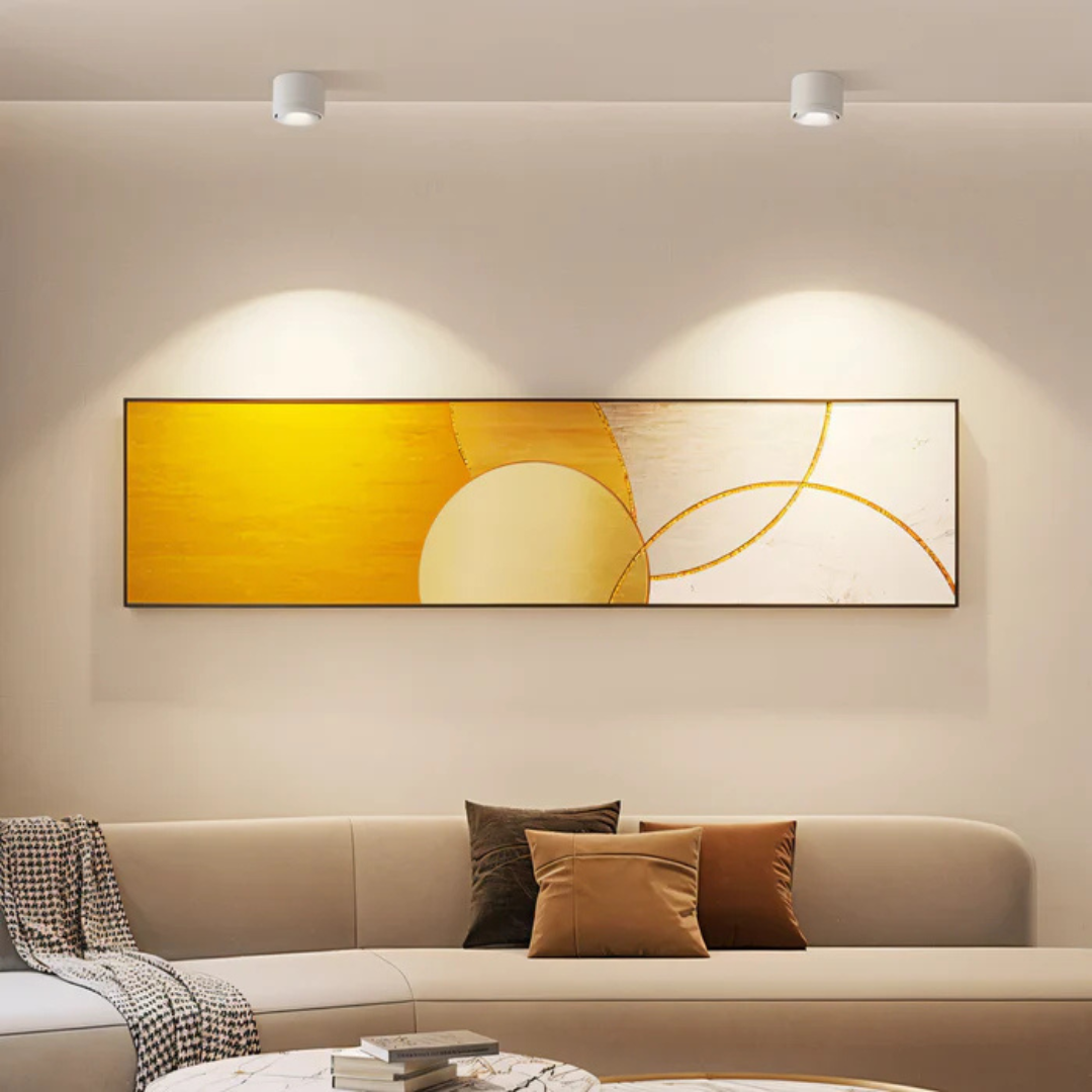 Selas - Simple LED Ceiling Light | 360° Rotatable Design