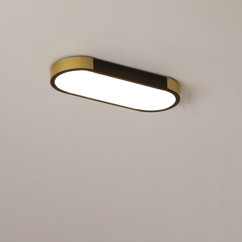 Modern Minimalist Rectangular LED Ceiling Light | 1-Light Flush Mount