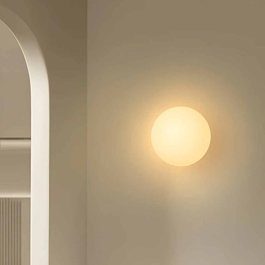 Lumo Wandlamp | Matglas, Warm Diffuus Licht