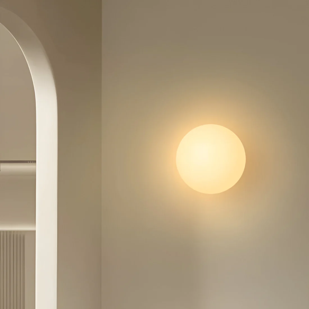 Lumo Wandlamp | Matglas, Warm Diffuus Licht