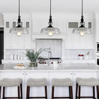 Aelius - Stylish Old-Fashioned Glass Hanging Lamp