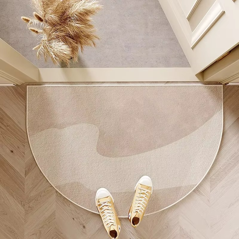 Semicircle Doormat – Non-Slip Outdoor Mat, Dirt-Repellent Welcome Mat for Indoor/Outdoor Use, Modern Design