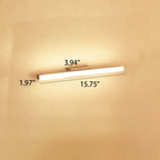 Nordic Minimalist Wooden LED Wall Sconce - Long Strip Vanity Light