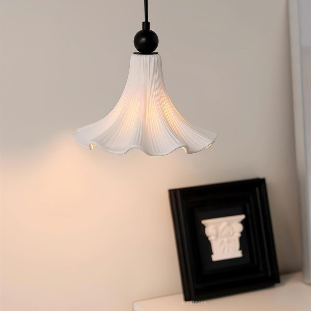 Floréa - French Ceramic Flower Pendant Lamp