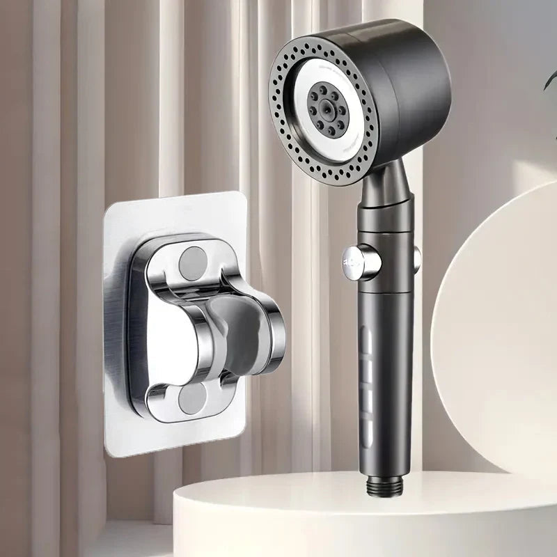 Handheld Shower Head 6 Spray Modes ABS Stainless Steel Filter