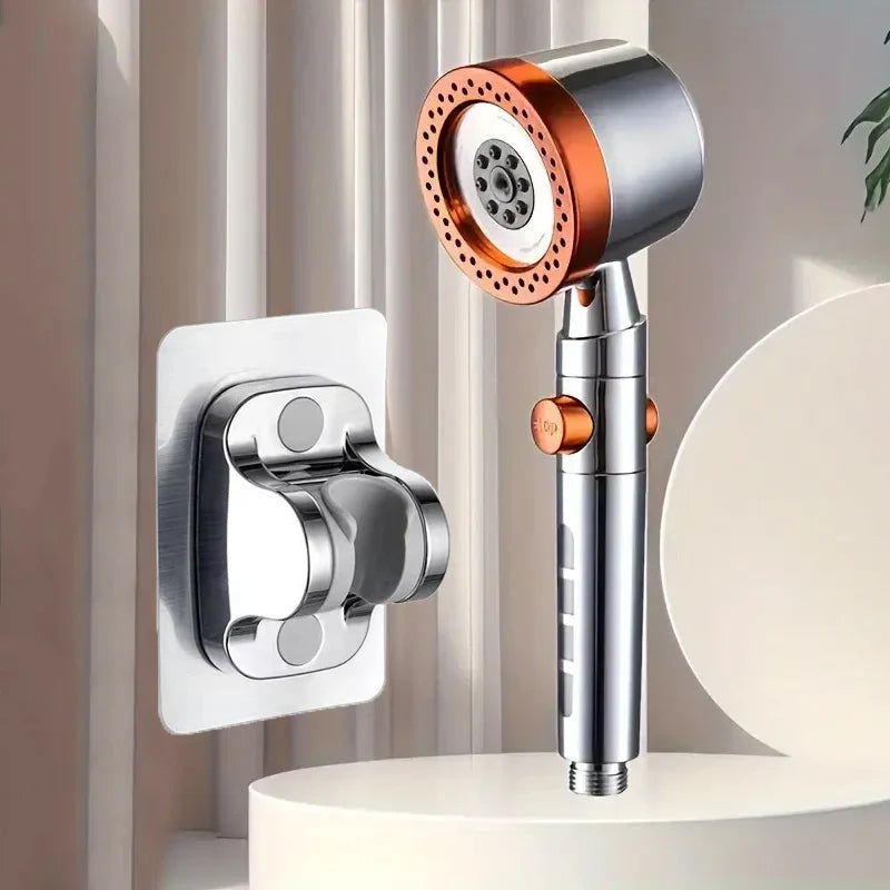 Handheld Shower Head 6 Spray Modes ABS Stainless Steel Filter