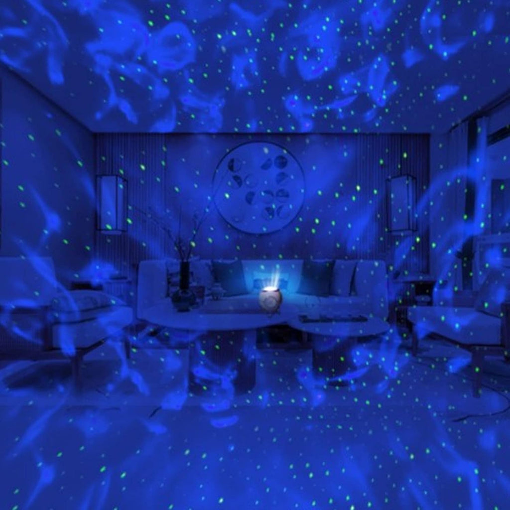 Projector Light Galaxy Star LED Bluetooth Speaker USB and Battery Powered