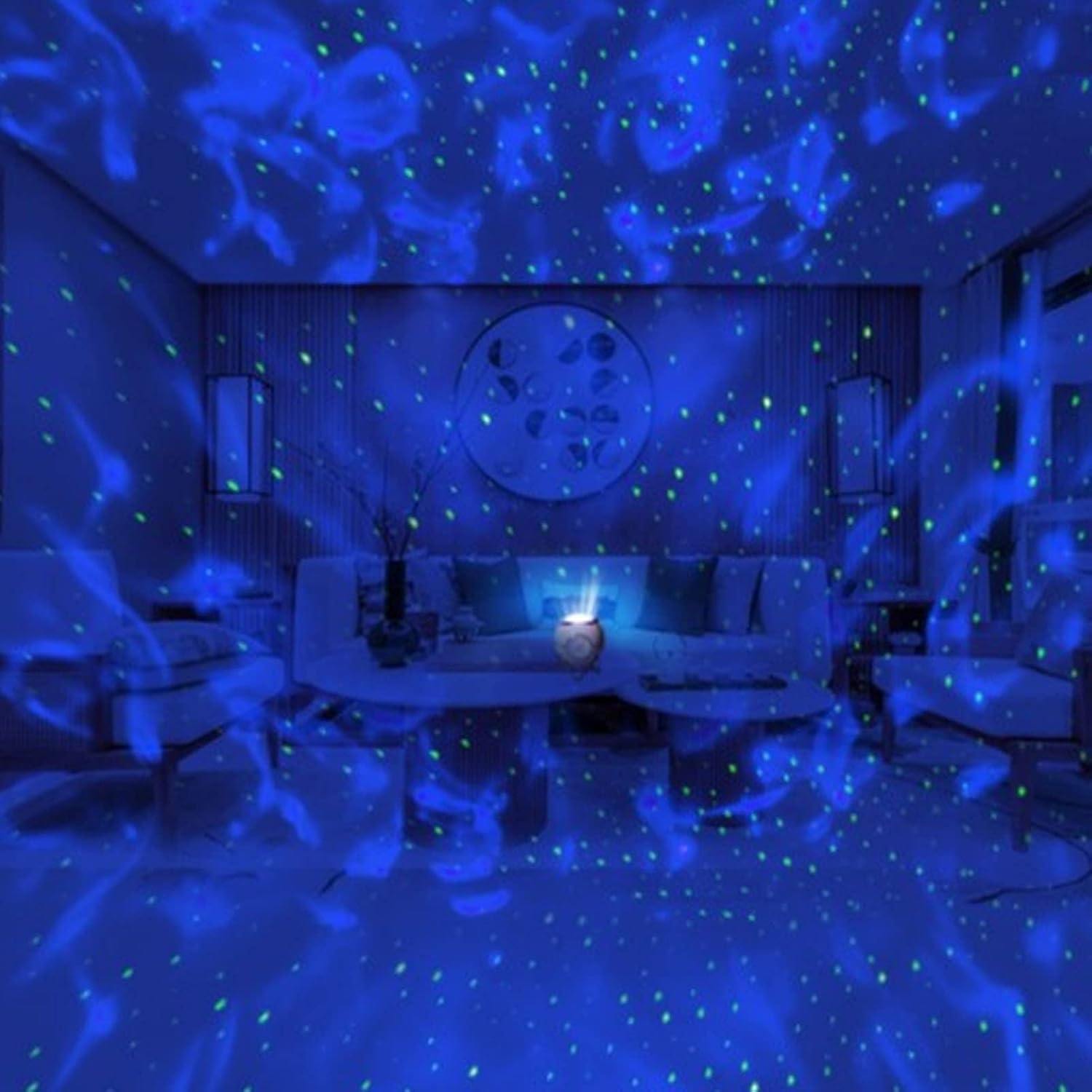 Projector Light Galaxy Star LED Bluetooth Speaker USB and Battery Powered