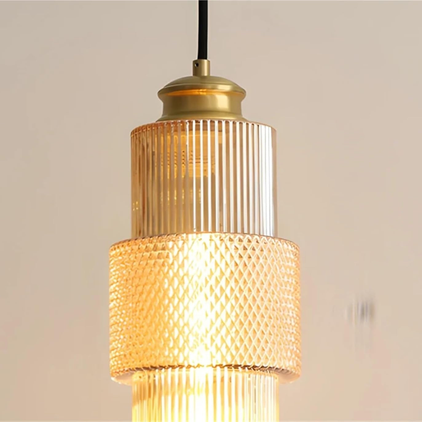 Cavèra - Modern Copper Glass Pendant Lamp