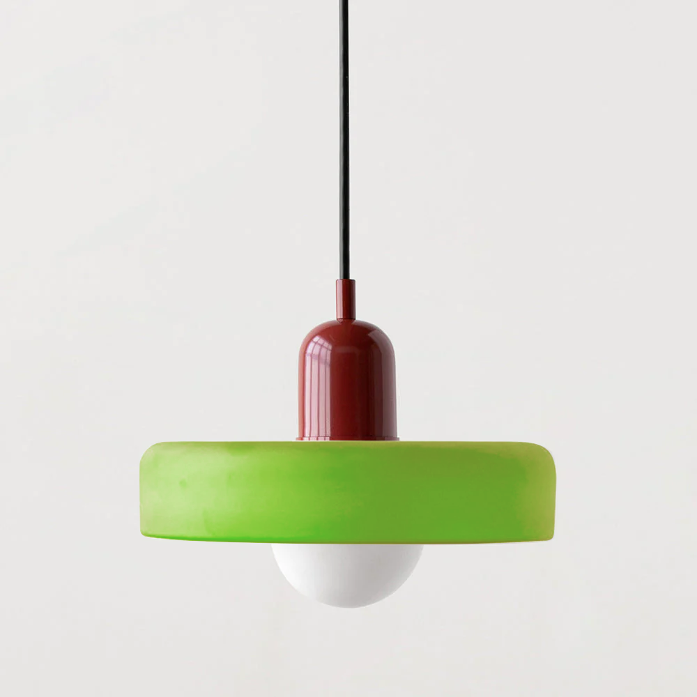 Luna Colored Glass Pendant Light | Adjustable Height, Modern Design