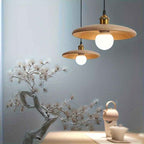 Boreal Pendant Light | Solid Wood, Adjustable Height