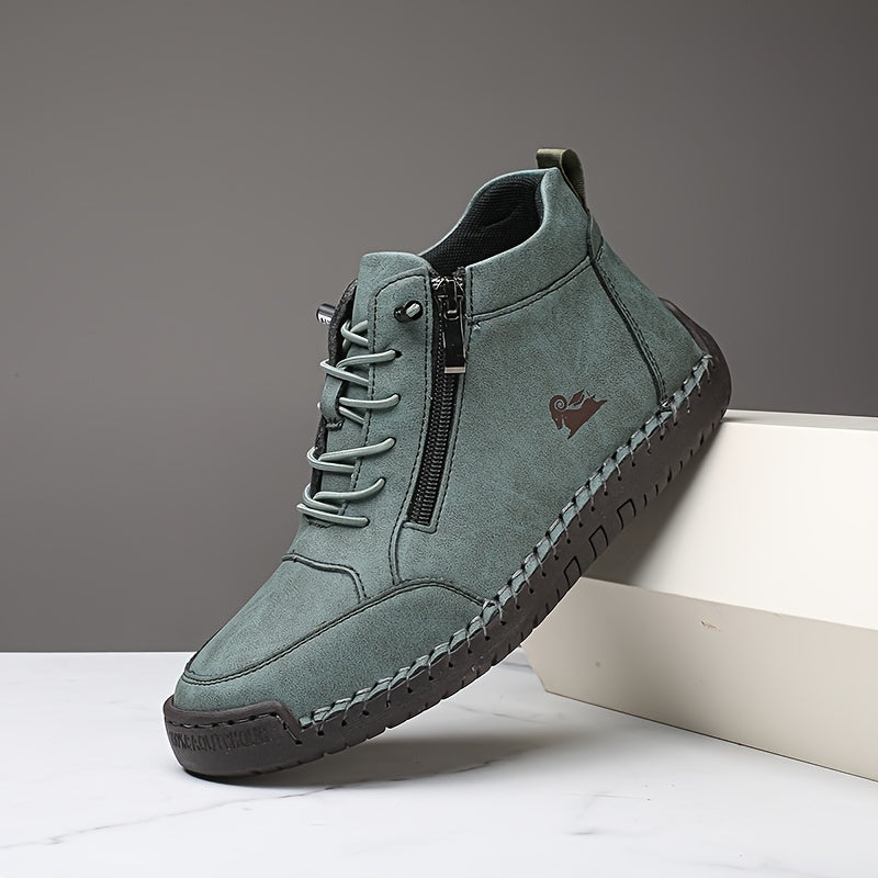 Comfortable Sneakers for Women Zip-Up High-Top