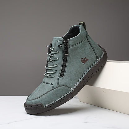 Comfortable Sneakers for Women Zip-Up High-Top