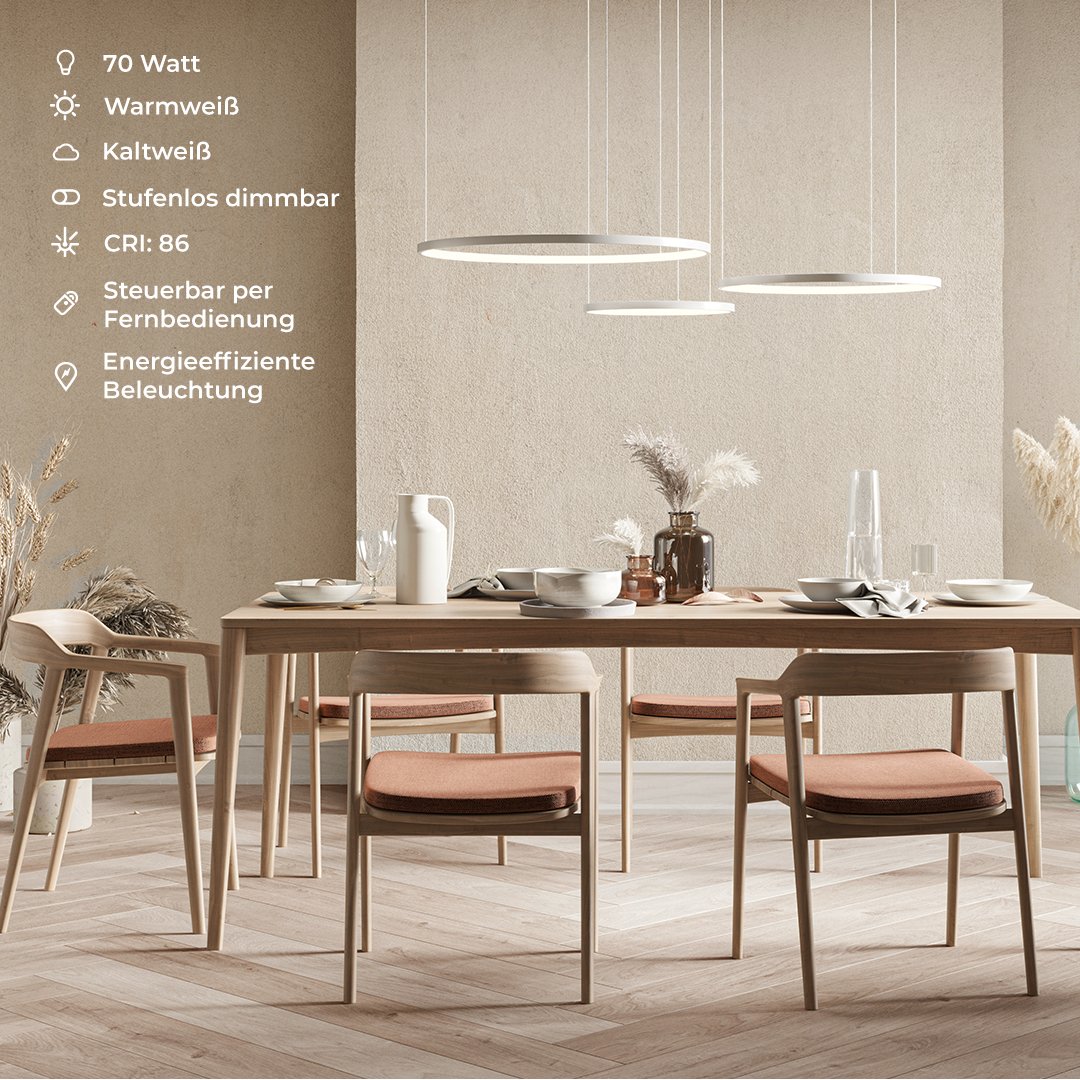 Cielo LED Ring Light | Dimming Function, Aluminium Design