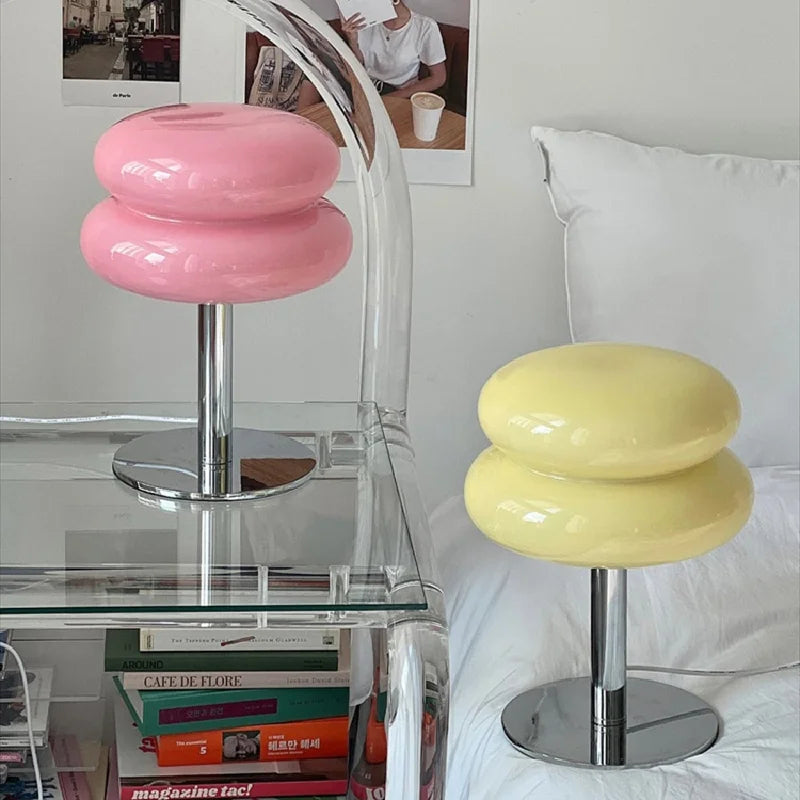 Bauhaus Glass Sculptural LED Table Lamp 1-Light