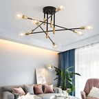 Helvion Plafondlamp | Retro Design met Draaibare Armen