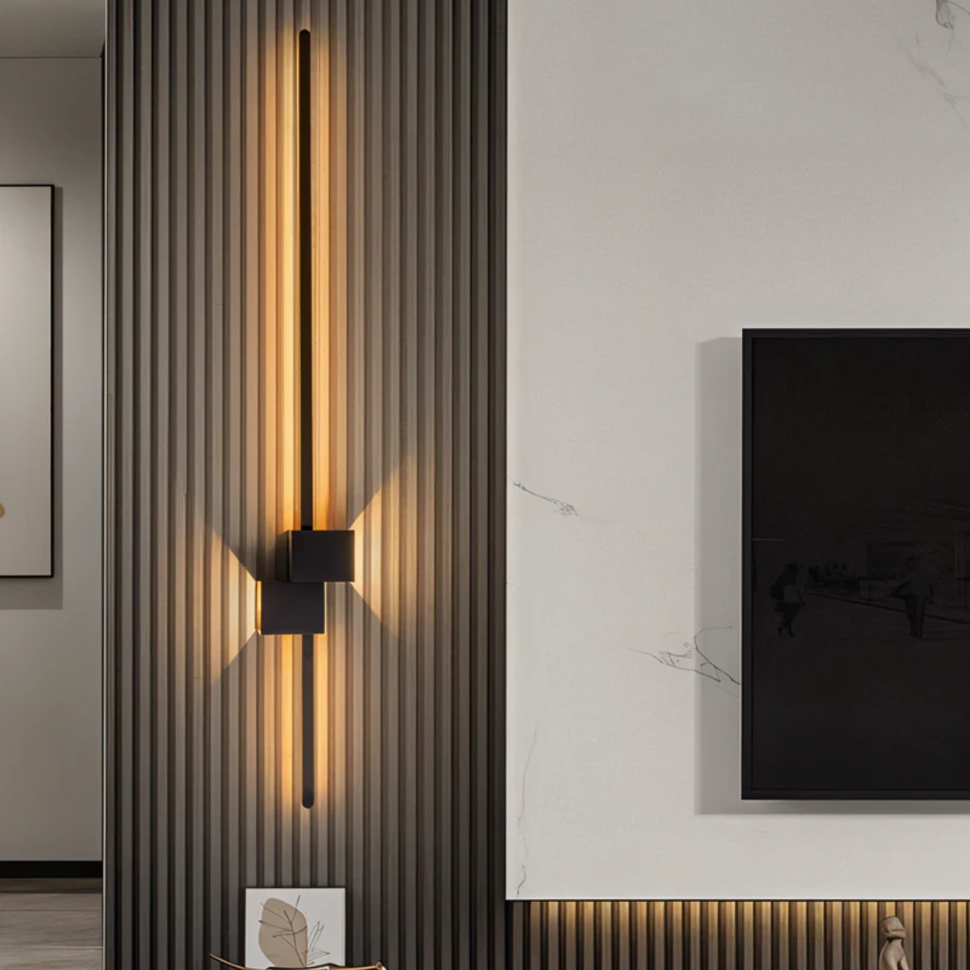 Luxe LED Wall Light | Modern Aluminium Design, Warm White Glow