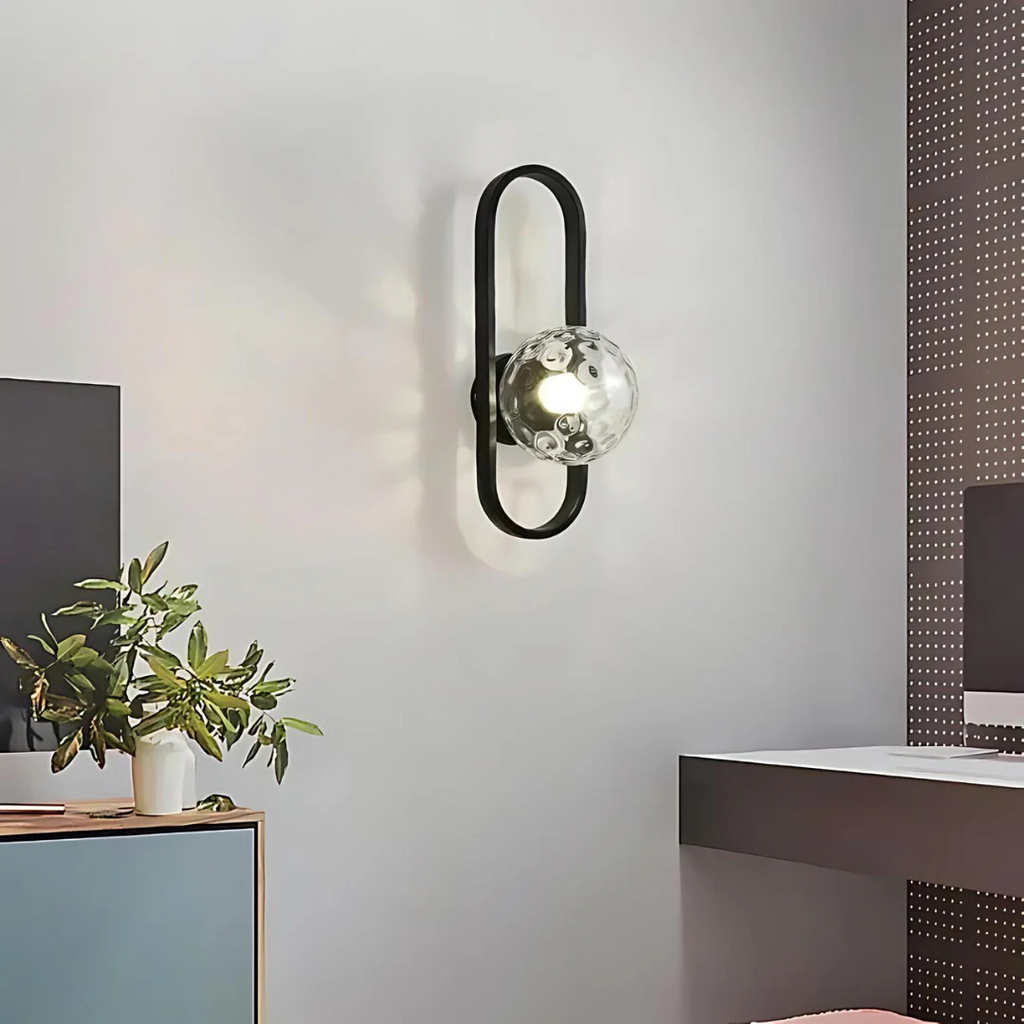 Bela Wandlamp | Glas & Metaal, Zachte Lichtverspreiding
