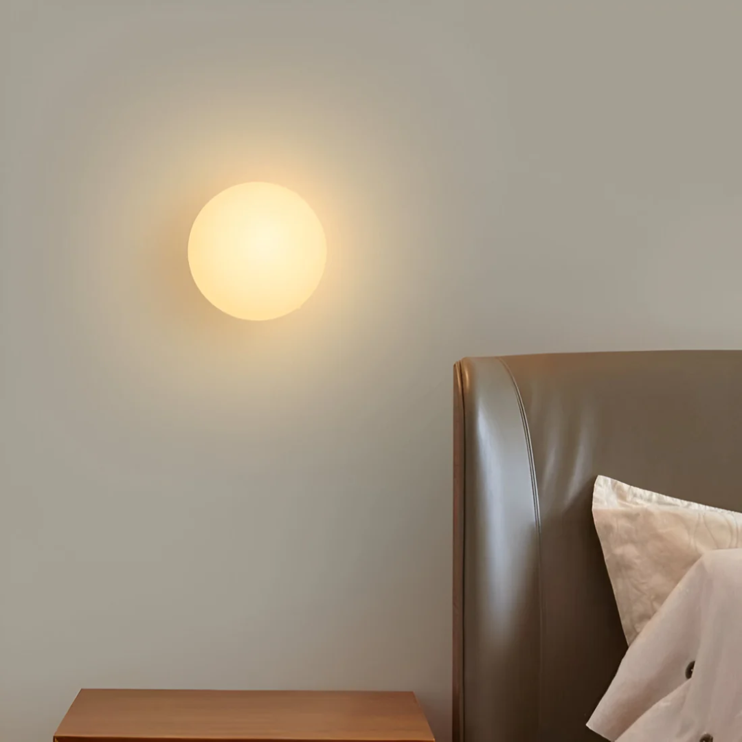 Lumo Wandlamp | Matglas, Warm Diffuus Licht
