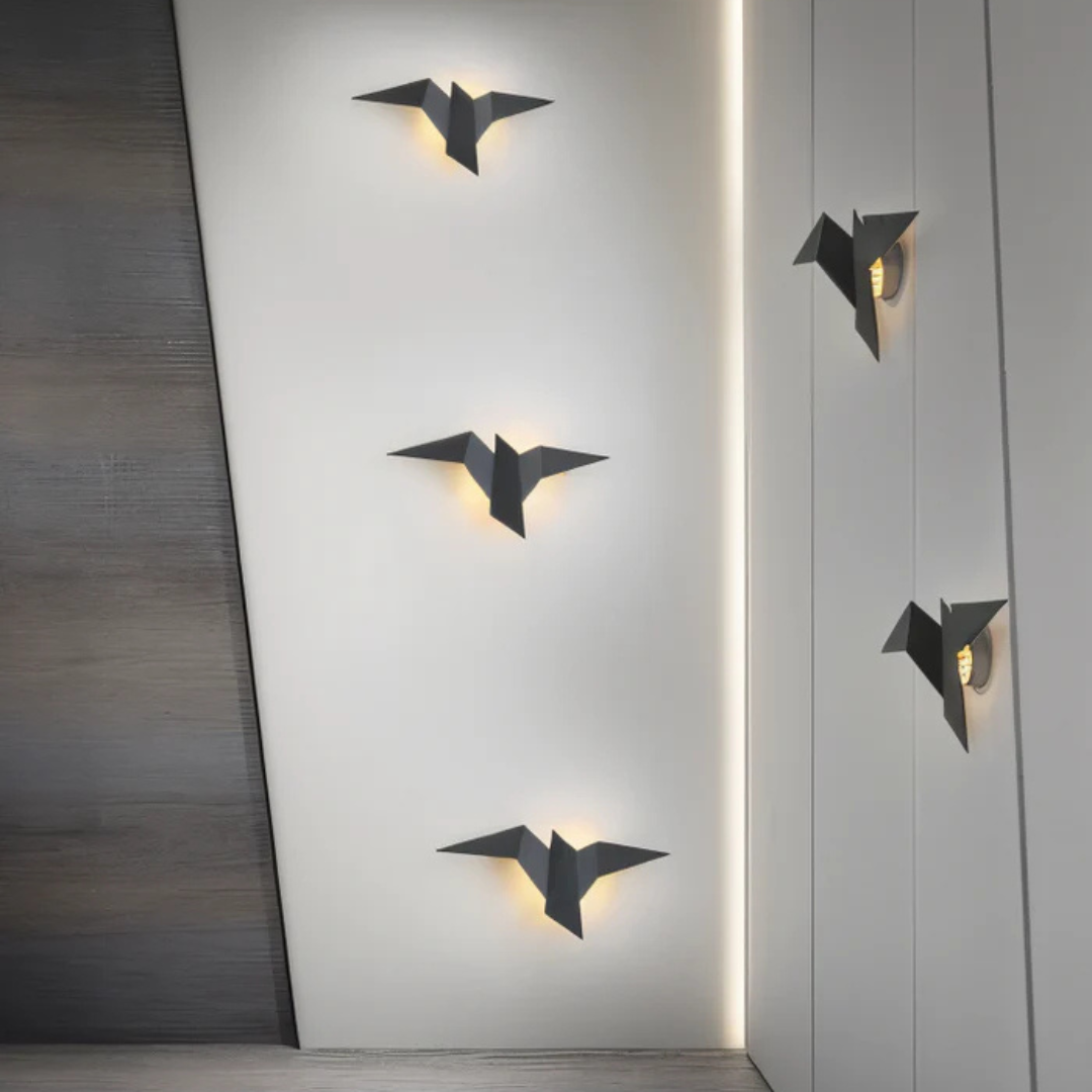 Fino Origami Wandlamp | Sfeervolle LED-verlichting, Metaal