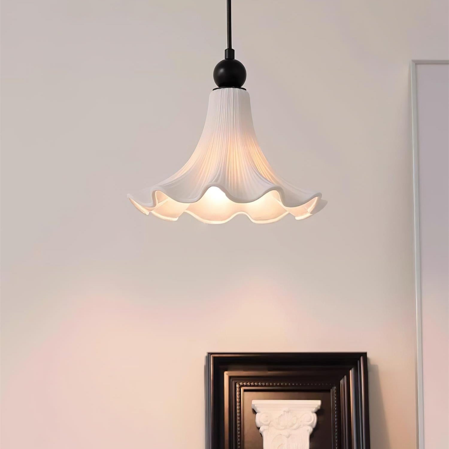 Floréa - French Ceramic Flower Pendant Lamp