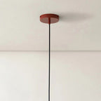MorandiGlow: Minimalistic Pendant Light Made of Glass & Metal in Scandinavian Style – for Dining Rooms & Living Rooms