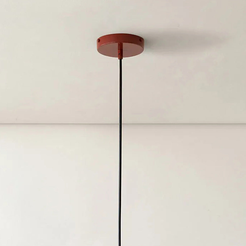 MorandiGlow: Minimalistic Pendant Light Made of Glass & Metal in Scandinavian Style – for Dining Rooms & Living Rooms