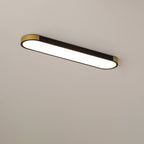 Contemporary Rectangular LED Flush Mount Ceiling Light with Minimalist Design