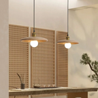 Virena - Nordic Minimalist Wooden LED Hanging Lamp
