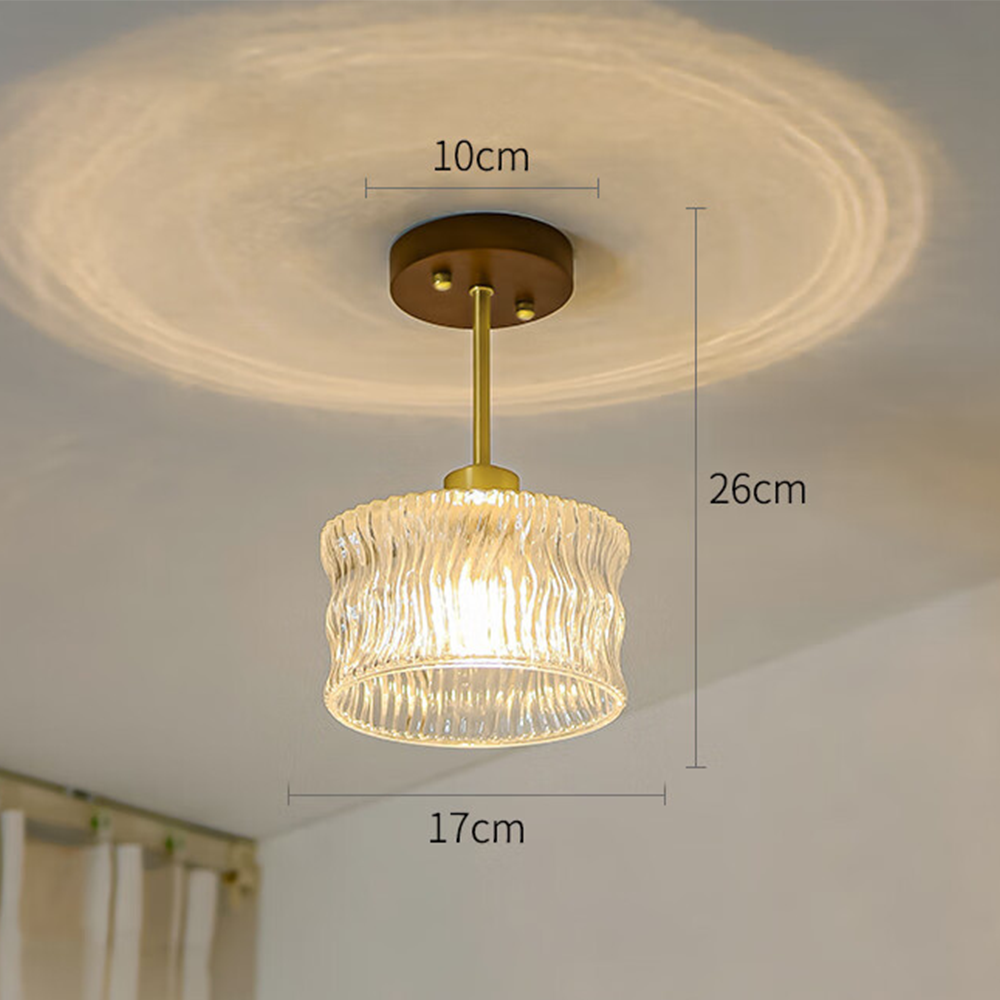 Mavero - Flower Glass Ceiling Lamp