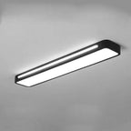 Scandinavian Minimalist Long LED Flush Mount Ceiling Fixture