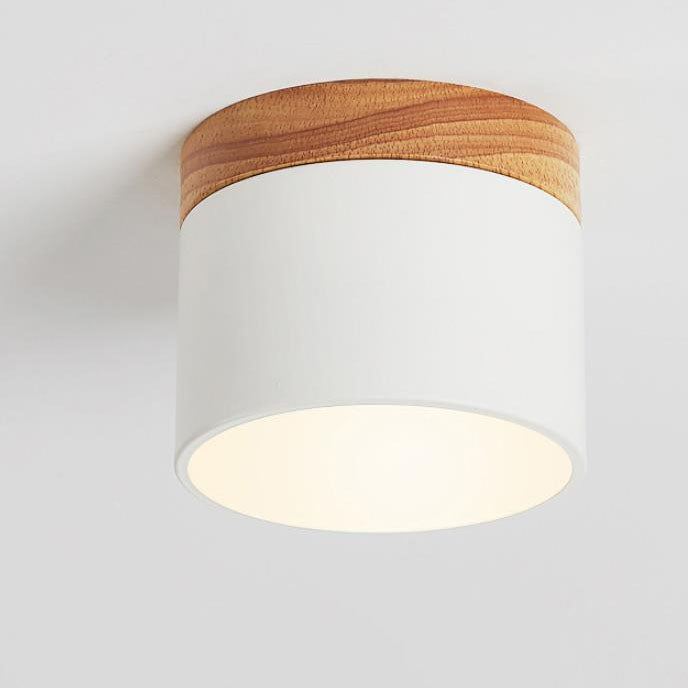 Solid Color Scandinavian Macaroon LED Flush Mount Ceiling Light