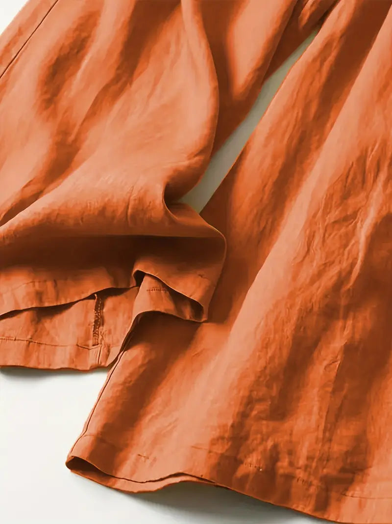Elegant Wide-Leg Pants for Women Pleated Relaxed