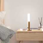 Glow – Natural Wood & Frosted Glass Portable Night Light