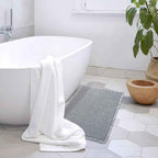 AquaLux Bath Mat | Waffle Texture, Superior Absorption