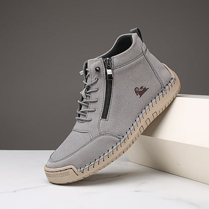 Comfortable Sneakers for Women Zip-Up High-Top