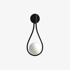 Gemma Wandlamp | Sculpturaal Design met Glazen Orb, Dimbare LED