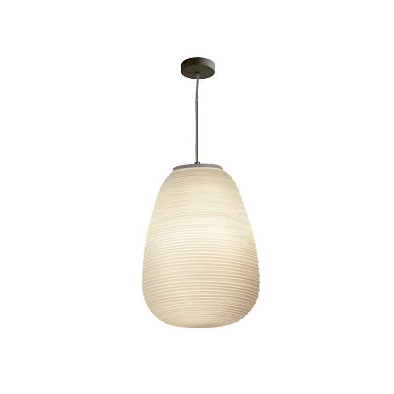 Bento Hanglamp | Geribbeld Glas, E27 Fitting